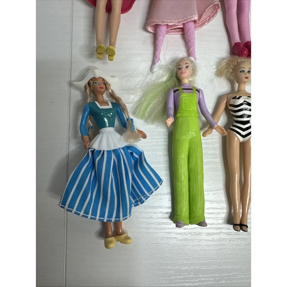 McDonald's Mattel Barbie Happy Meal Doll Toys Lot Of 16 Dolls Various Years